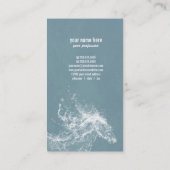 Wasser-Pferd - Visitenkarte (Rückseite)