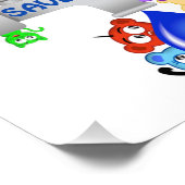 WASSER- PLANET-FLÜCHTIGE BLICK-A-BOO-STIL gerettet Fotodruck (Ecke)