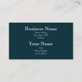 Wasser plätschert generische Visitenkarte des (Rückseite)