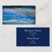 Wasser plätschert generisches Mehrfarben des Visitenkarte (Vorne/Hinten)