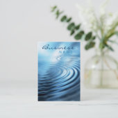 Wasser plätschert Visitenkarte (Stehend Vorderseite)