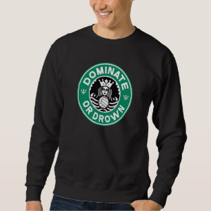 Wasser-Polo-Dominate oder ertrunkene Parodie-Wasse Sweatshirt