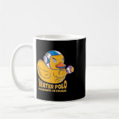Wasser-Polo-Gummi-Duck-Dominate oder ertrunken auf Kaffeetasse (Links)