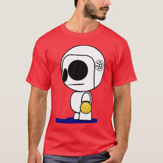 Wasser-Polo-Spieler-Cartoon-Typ T-Shirt