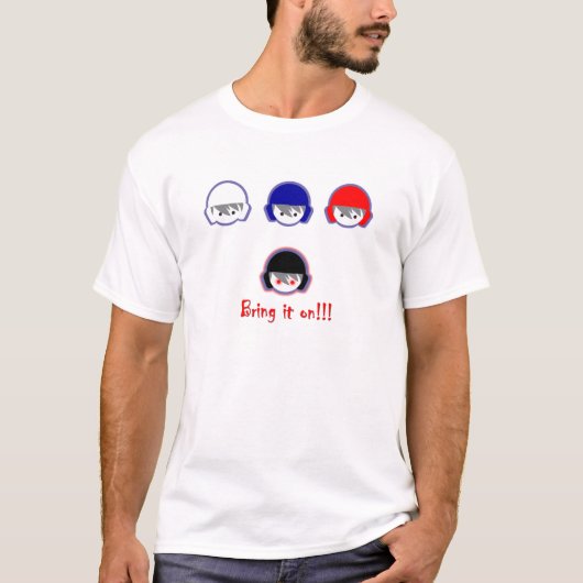 Wasser-Polo-T - Shirts holen es an (Vorderseite)