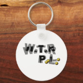 Wasser-Polo-Unschärfe Schlüsselanhänger (Vorderseite)