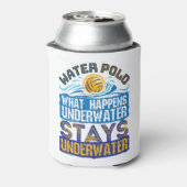Wasser Polo Was unter Wasser passiert Dosenkühler (Kanne Rückseite)