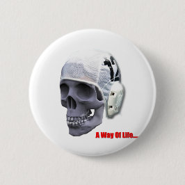 Wasser-Poloschädel Button