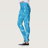 Wasser-Pool-Ozean-Aqua-Blau-Leggings Leggings (Links)