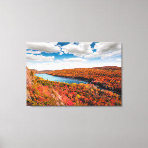 Wasser   Porcupine Mountains Michigan Leinwanddruck