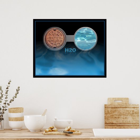 Wasser Poster (Küche)