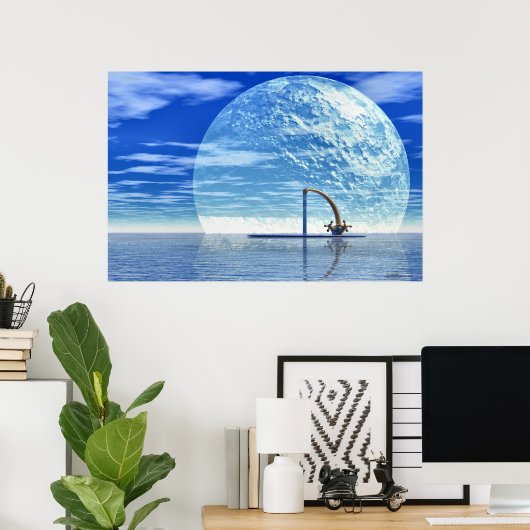 Wasser Poster (Heimbüro)