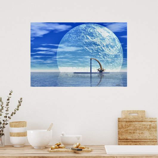 Wasser Poster (Küche)