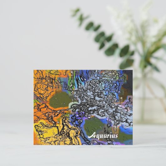 WASSER POSTKARTE (Stehend Vorderseite)