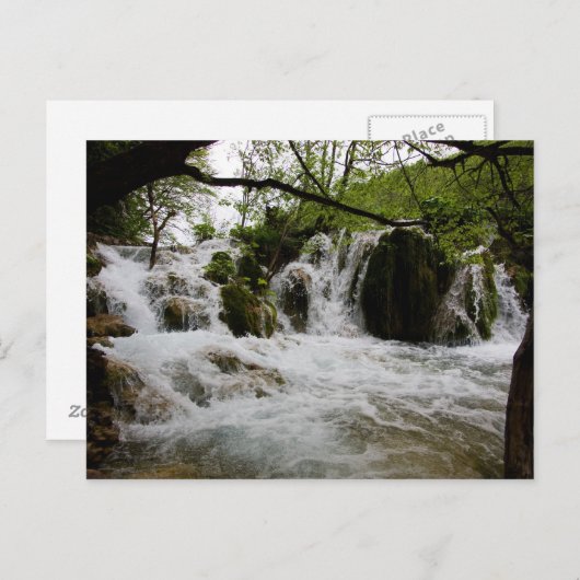 Wasser Postkarte (Vorne/Hinten)