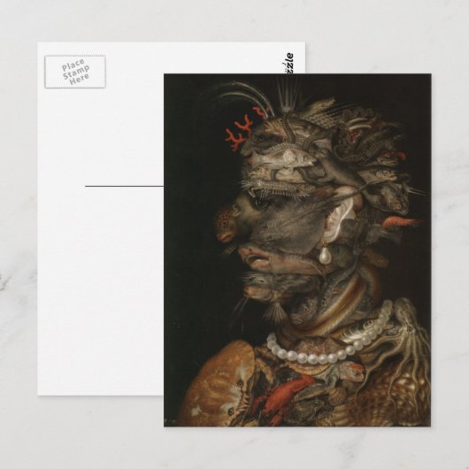 Wasser Postkarte (Vorne/Hinten)