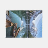 Wasser | Pragser Wildsee Dolomites Italien Fleecedecke (Vorderseite (Horizontal))