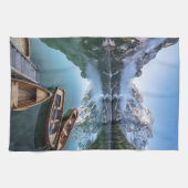 Wasser | Pragser Wildsee Dolomites Italien Geschirrtuch (Horizontal)