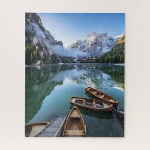 Wasser Pragser Wildsee Dolomites Italien Puzzle