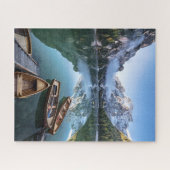 Wasser | Pragser Wildsee Dolomites Italien Puzzle (Horizontal)