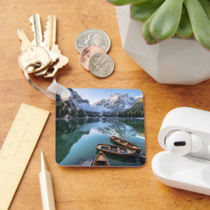 Wasser   Pragser Wildsee Dolomites Italien Schlüsselanhänger