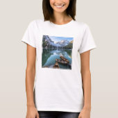 Wasser | Pragser Wildsee Dolomites Italien T-Shirt (Vorderseite)