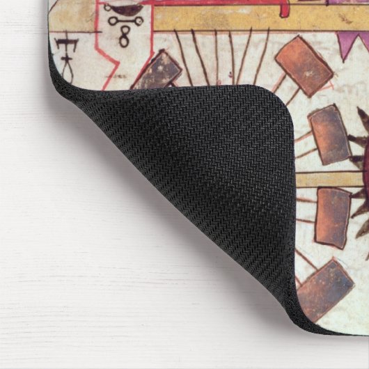 Wasser-Pumpe, 'vom Buch des Wissens von Mousepad (Ecke)