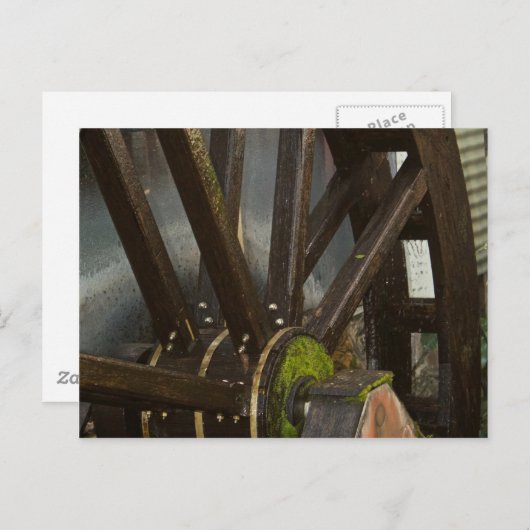 Wasser-Rad Postkarte (Vorne/Hinten)