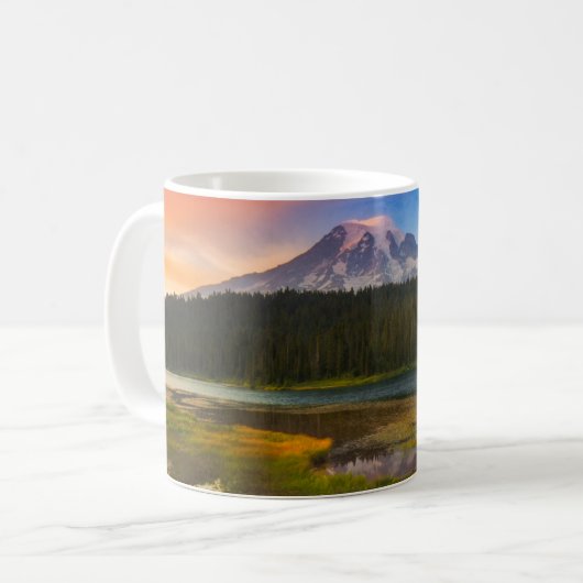 Wasser | Rainier National Park, Washington Kaffeetasse (Vorderseite Links)