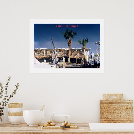 Wasser...Reflexion Poster (Küche)