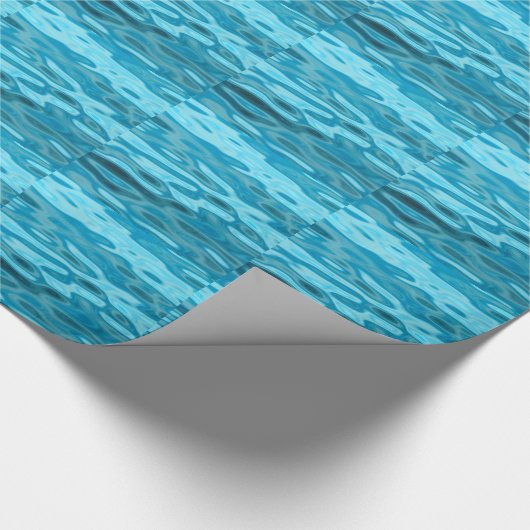 Wasser-Reflexionen Geschenkpapier (Ecke)