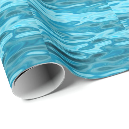 Wasser-Reflexionen Geschenkpapier (Rolleneckpunkt)