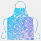 Wasser reißt Wasser Textur moderne individuelle Na Schürze (Vorderseite)