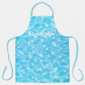 Wasser reißt Wasser Textur moderne individuelle Na Schürze (Vorderseite)