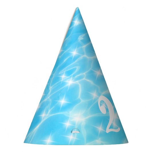 Wasser reißt Wasser Textur Ozeanoberfläche funkeln Partyhütchen (Links)