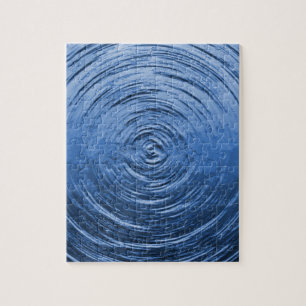 Wasser Rippelblau Puzzle