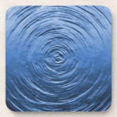Wasser Rippelblau Untersetzer (Vorderseite)