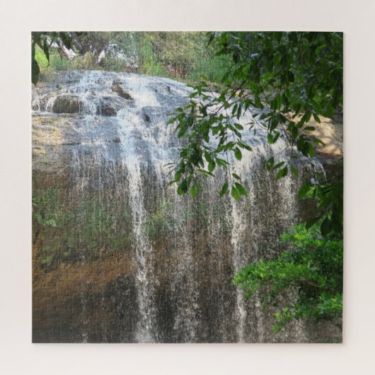 Wasser, Romantik, Landschaft, Pflanze, Wasserfall, Puzzle (Vertikal)