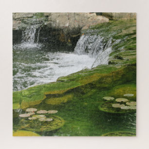Wasser, Romantik, Landschaft, Pflanze, Wasserfall, Puzzle