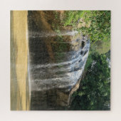 Wasser, Romantik, Landschaft, Pflanze, Wasserfall, Puzzle (Horizontal)