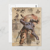 Wasser ruft Leben im Lager an Postkarte (Vorne/Hinten)