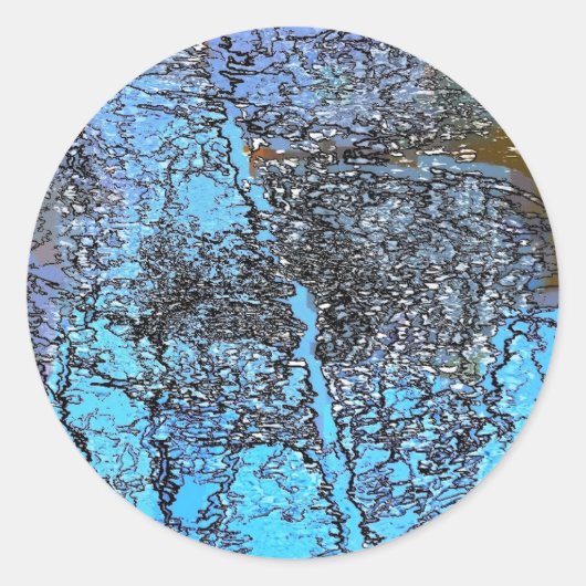 WASSER RUNDER AUFKLEBER (Vorderseite)