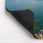 Wasser | San Benedetto Church Lake Garda, Italien Mousepad (Ecke)
