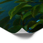 Wasser | San Benedetto Church Lake Garda, Italien Poster (Ecke)