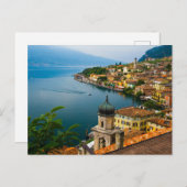 Wasser | San Benedetto Church Lake Garda, Italien Postkarte (Vorne/Hinten)