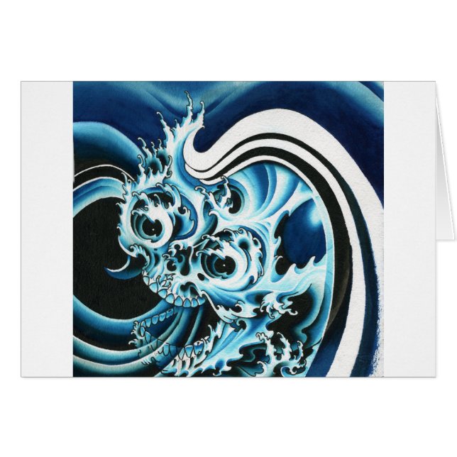 Wasser-Schädel (Vorderseite (Horizontal))