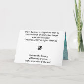 Wasser-Schatten Karte (Rückseite)