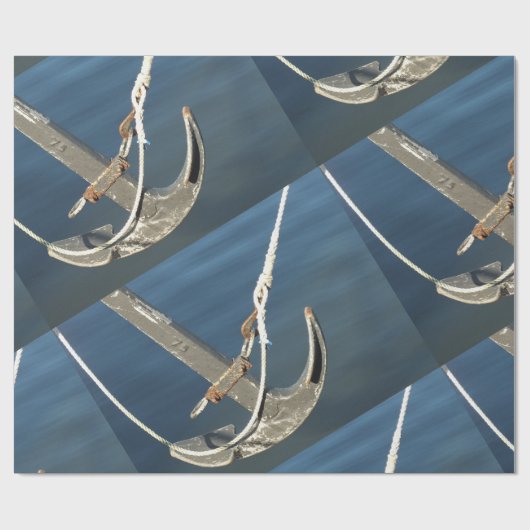 Wasser, Schiff, Meer, Anker, Schiff, Meer, Geschenkpapier (Flach)