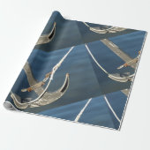 Wasser, Schiff, Meer, Anker, Schiff, Meer, Geschenkpapier (Ungerollt)