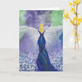 Wasser-Schutzengel Karte (Gelbe Blume)